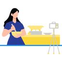 پیش‌نمایش فایل girl-making-cooking-video-9994185 از پک تولیدکننده محتوا