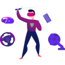 پیش‌نمایش فایل boy-playing-sword-game-wearing-vr-9886601 از پک متاورس