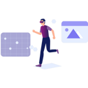 پیش‌نمایش فایل boy-running-and-enjoying-vr-glass-9886566 از پک متاورس