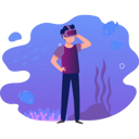 پیش‌نمایش فایل boy-wearing-vr-enjoying-scuba-9886587 از پک متاورس