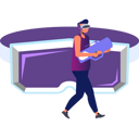 پیش‌نمایش فایل boy-wearing-vr-holding-gun-9886579 از پک متاورس