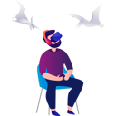پیش‌نمایش فایل boy-wearing-vr-watching-birds-9886596 از پک متاورس