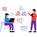 پیش‌نمایش فایل boy-and-girl-solving-business-puzzle-9917030 از پک کار تیمی در کسب و کار