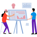 پیش‌نمایش فایل boy-and-girl-working-on-business-ideas-9917038 از پک کار تیمی در کسب و کار