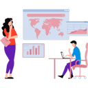 پیش‌نمایش فایل girl-watching-boy-working-on-laptop-9917026 از پک کار تیمی در کسب و کار