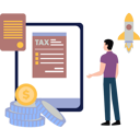 پیش‌نمایش فایل businessman-is-looking-at-the-tax-paper-10010287 از پک کارآفرین