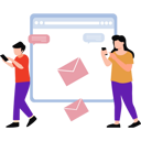 پیش‌نمایش فایل boy-and-girl-chatting-on-mobile-10012652 از پک چت کردن