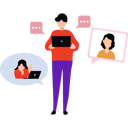 پیش‌نمایش فایل boy-chatting-with-girls-10012615 از پک چت کردن