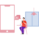 پیش‌نمایش فایل boy-checking-messages-on-mobile-10012629 از پک چت کردن