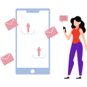 پیش‌نمایش فایل girl-checking-sent-messages-10012619 از پک چت کردن