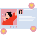 پیش‌نمایش فایل girl-getting-likes-on-social-media-10012654 از پک چت کردن