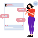 پیش‌نمایش فایل girl-looking-at-likes-and-comments-on-post-10012658 از پک چت کردن