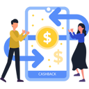 پیش‌نمایش فایل boy-and-girl-getting-cashback-9934498 از پک بازگشت وجه و بازپرداخت
