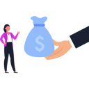 پیش‌نمایش فایل boy-giving-bag-of-dollars-to-girl-9934555 از پک بازگشت وجه و بازپرداخت