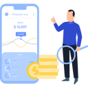 پیش‌نمایش فایل boy-looking-at-finance-app-9934561 از پک بازگشت وجه و بازپرداخت