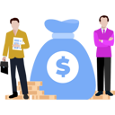 پیش‌نمایش فایل boys-stand-with-bag-of-dollars-9934493 از پک بازگشت وجه و بازپرداخت