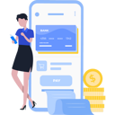 پیش‌نمایش فایل girl-paying-bill-online-9934543 از پک بازگشت وجه و بازپرداخت