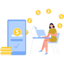 پیش‌نمایش فایل girl-sending-money-online-on-laptop-9934558 از پک بازگشت وجه و بازپرداخت