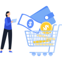 پیش‌نمایش فایل girl-standing-next-to-shopping-trolley-9934538 از پک بازگشت وجه و بازپرداخت