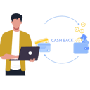 پیش‌نمایش فایل guy-getting-cashback-on-laptop-9934500 از پک بازگشت وجه و بازپرداخت