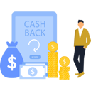 پیش‌نمایش فایل young-guy-looking-at-cashback-amount-9934503 از پک بازگشت وجه و بازپرداخت