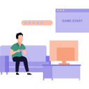 پیش‌نمایش فایل boy-is-playing-video-game-10069283 از پک تولیدکننده ویدئو