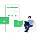پیش‌نمایش فایل boy-giving-online-quiz-9969195 از پک شخصیت