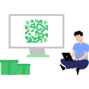 پیش‌نمایش فایل boy-working-on-qr-code-9969217 از پک شخصیت