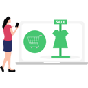 پیش‌نمایش فایل girl-shopping-online-on-sale-9969191 از پک شخصیت