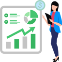پیش‌نمایش فایل young-girl-working-on-dollar-graph-report-9969200 از پک شخصیت