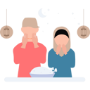 پیش‌نمایش فایل boy-and-girl-are-praying-before-eating-10094235 از پک عید (فطر و قربان)