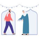 پیش‌نمایش فایل girl-is-giving-food-to-the-man-10094209 از پک عید (فطر و قربان)