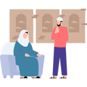 پیش‌نمایش فایل man-greeting-woman-sitting-on-sofa-10094230 از پک عید (فطر و قربان)