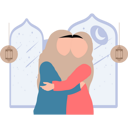پیش‌نمایش فایل muslim-girls-are-hugging-10094194 از پک عید (فطر و قربان)
