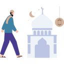 پیش‌نمایش فایل muslim-man-is-going-to-the-mosque-10094228 از پک عید (فطر و قربان)