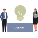 پیش‌نمایش فایل boy-and-girl-looking-at-bulb-design-10020914 از پک کسب و کار رایگان