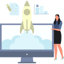 پیش‌نمایش فایل girl-looking-at-business-startup-rocket-10020884 از پک کسب و کار رایگان