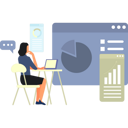 پیش‌نمایش فایل girl-working-on-business-chart-graph-10020899 از پک کسب و کار رایگان