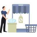 پیش‌نمایش فایل man-doing-shopping-online-10020930 از پک کسب و کار رایگان