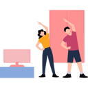 پیش‌نمایش فایل boy-and-girl-are-exercising-10142595 از پک تمرین ورزشی