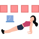 پیش‌نمایش فایل girl-doing-squat-exercise-10142590 از پک تمرین ورزشی