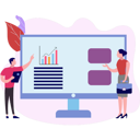 پیش‌نمایش فایل boy-and-girl-discussing-business-graph-10069740 از پک تیم محصول
