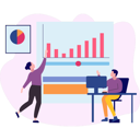پیش‌نمایش فایل boy-and-girl-talking-about-graphs-10069772 از پک تیم محصول