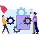پیش‌نمایش فایل boy-and-girl-working-on-idea-management-10069657 از پک تیم محصول
