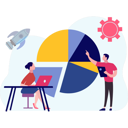 پیش‌نمایش فایل boy-talking-to-girl-about-business-chart-10069759 از پک تیم محصول