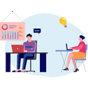 پیش‌نمایش فایل girl-has-business-idea-10069683 از پک تیم محصول
