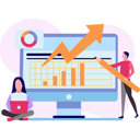 پیش‌نمایش فایل girl-working-on-development-of-graph-10069679 از پک تیم محصول