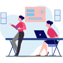 پیش‌نمایش فایل girls-talking-about-product-10069667 از پک تیم محصول