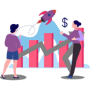 پیش‌نمایش فایل girls-working-on-development-of-graph-10069676 از پک تیم محصول