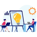 پیش‌نمایش فایل girls-working-on-ideas-10069738 از پک تیم محصول